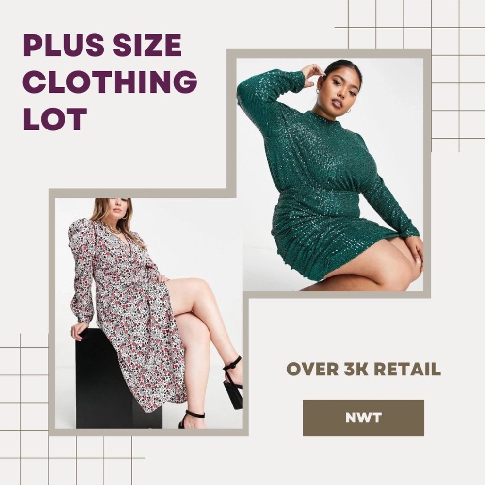 Women's Plus Size Clothing Lot, NWT, >3K Retail